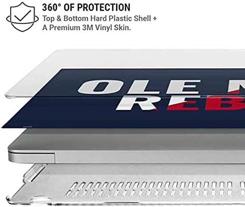 Skinit Case + Skin Compatible with MacBook Air 13in (2020) - Officially Licensed Ole Miss Rebels Design