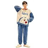 [レモンツリーセブン] もこもこ パジャマ メンズ ルームウェア 上下セット 部屋着 冬用 パジャマ メンズ 秋冬服 厚手 ナイトウェア 寝巻き ホームウェア 可愛い キャラクター