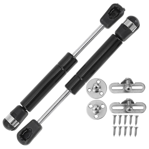 Vérins à gaz 150 mm 45N en acier noir X AUTOHAUX pour coffre et placard