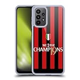 Head Case Designs Officially Licensed AC Milan Scudetto Home Kit Champions 2022/23 Soft Gel Case Compatible with Samsung Galaxy A23 / 5G (2022)