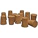 Cork Stoppers, Size 4, XXX Quality, Karter Scientific 19A4 (Pack of 25)