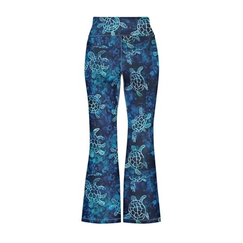 Image of Girls Flare Leggings Cute Bell Bottoms for Teen Girls Wide Leg Sweatpants for 5-14 T