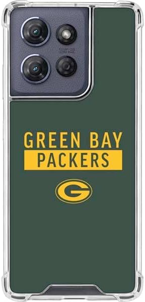 Skinit Clear Phone Case Compatible with Moto G Play 5G (2025) - Officially Licensed NFL Green Bay Packers Team Motto Design