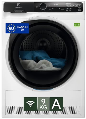 Electrolux EW9H79A Asciugatrice a Pompa di Calore Serie 900 PerfectCare, 9 kg, SmartSave fino a -20% energia, Tecnologia 3DSense e DelicateCare, Classe A, Controllo da Remoto con App, 60 dB