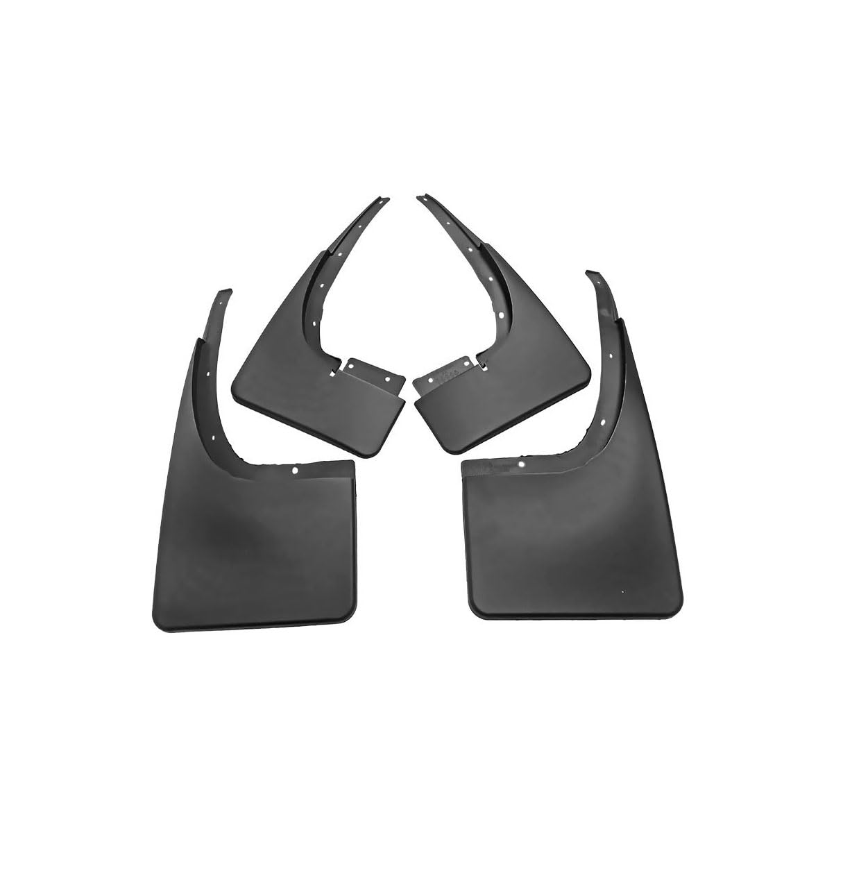 XENITE 4 Pezzi Auto Paraspruzzi, per Ford Ranger 2011-2019 Anteriore Posteriore Parafango Paraschizzi Kit Fender Pneumatico
