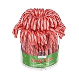 Photo Gallery bastoncini di caramelle candy canes rosso e bianco 14 gr 72 pezzi