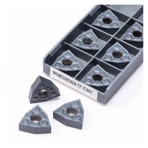 Herramienta de torneado externa de carburo WNMG080404 miniatura 4