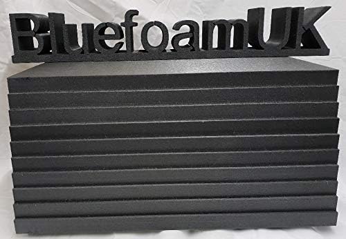 20mm Thick Modelling Foam Sheets by BluefoamUK | Hard and Dense Grey (Used to Be Blue) Insulation Styrofoam - Give Your Craft or Hobby Project The Quality it Deserves. Pack of 10 A3 Sheets