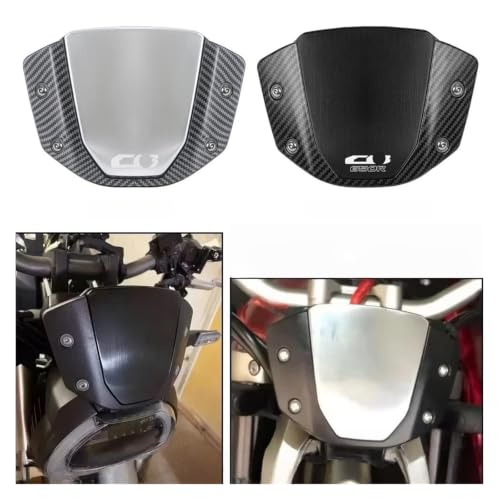 Pare-brise moto CB650R anti-fatigue cervicale avec support sport