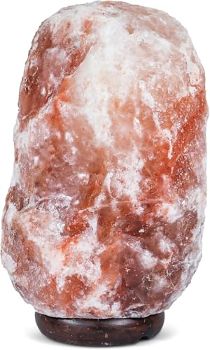 Himalayan Secrets Large Salt Lamp - Natural Pink Crystal...