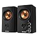 BESTISAN Aktive Regallautsprecher mit Bluetooth- und RCA-Eingang | HiFi-Klang für PC, Desktop, Gaming | Kompakte Holz-Lautsprecher, 7,6 cm (3 Zoll)