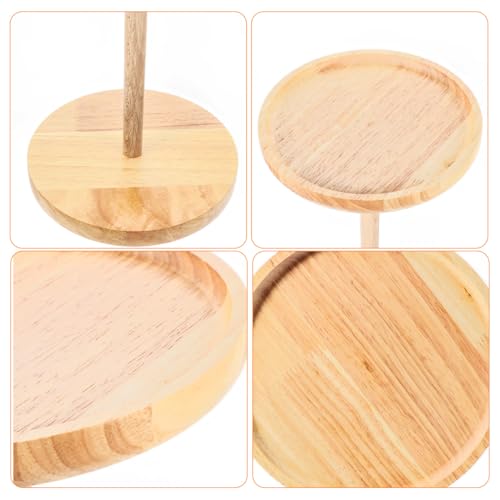 Soporte de Madera Sólida para Tambor Handpan y Steel Tongue Drum 7.67x7.67x21.25 in miniatura 3