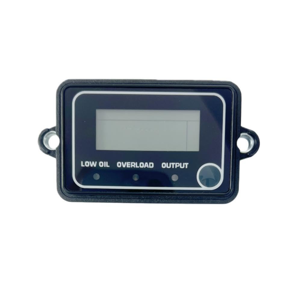 Digital Indicator Meter for Low Oil Alert, Overload & Output – Compatible with Harbor Freight Predator 3500 Inverter Generator