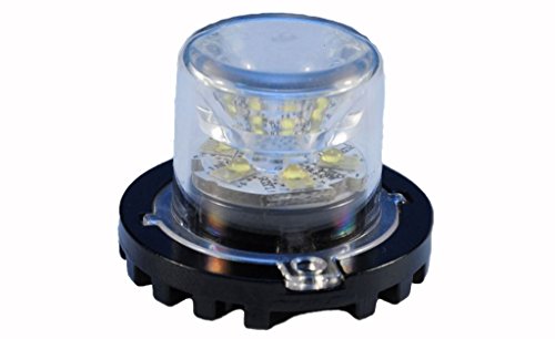 Predator Led Hide A Way 360 Degree Led 18W Strobe Light For Police Cars, Construction Trucks, Service Vehicles, Plows, Emergency Vehicles. Surface Mount Grille Flashing Light (Red/Blue) #TOP6