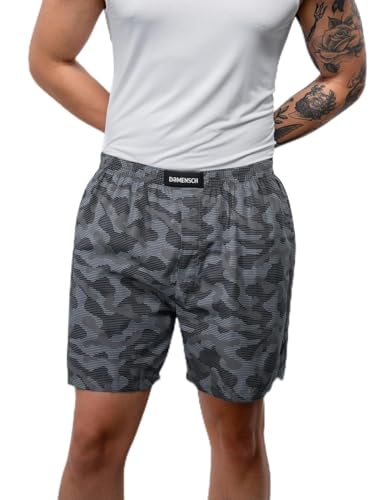 Image of DaMENSCH Regular Fit Solid 100% Soft & Durable Cotton Boxer Shorts Dual Pockets Anti-Bacterial Moisture Wicking Microfibre Waistband Ultra-Light Boxers for Men