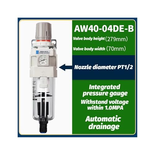 Régulateur de pression air filter AW40-04DE-B pour bloquer l'eau et l'huile du circuit - 3