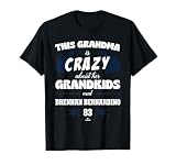 Grandma Crazy for Brennan Bernardino Boston Baseball MLBPA T-Shirt