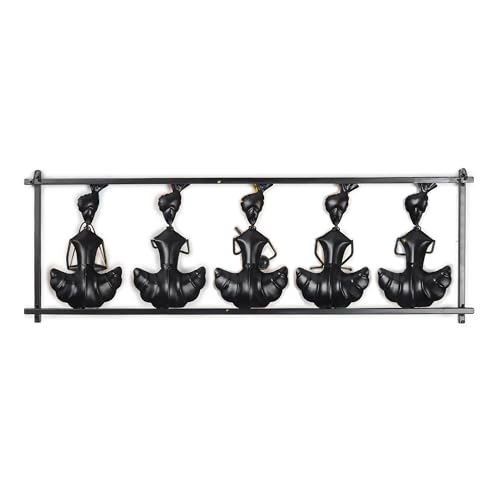 Image of Habere India-All the Cultures Fabricating India Rajasthani Figures Wall Decor | Wall Art | Corporate Gift Items for Employees