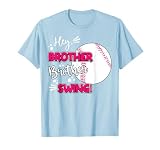 Girl Hey Brother Swing Cute Baseball-Sister Women Toddler T-Shirt