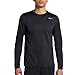 Nike Mens Core Legend 2.0 Long Sleeve Top, Black, Size Medium