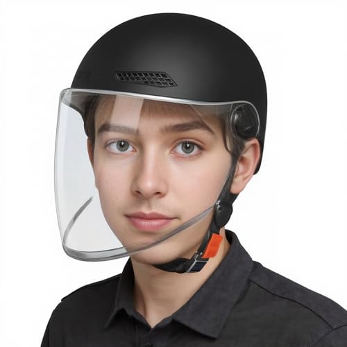 Casco de moto para tripartitos juveniles y vehiculos electricos 6