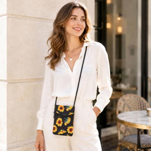 Image of Small Crossbody Women Cell Phone Purse Wallet Bag With Shoulder Strap