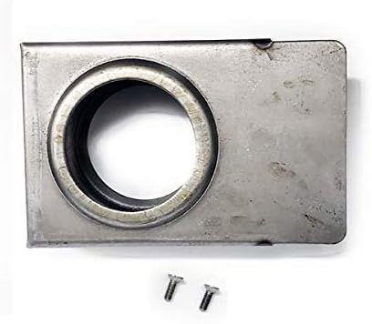 Single Box Hole Lockbox Weldable Steel Gate Doors 3 1/2 (H) x 4 1/2 (W) x 1 1/4" (D) Part #: 49452, unpainted