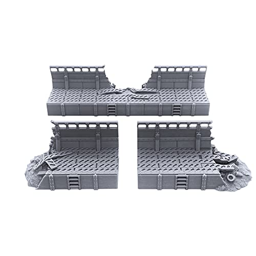 EnderToys Trenchline Expansion Set by Terrain4Print, 3D Printed Tabletop RPG Scenery and Wargame Terrain for 28mm Miniatures