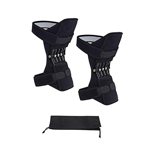 Knee Pads 1 Pair Knee Brace Support Leg Power Knee Stabilizer Pads Booster Rebound Spring Knee Brace Support