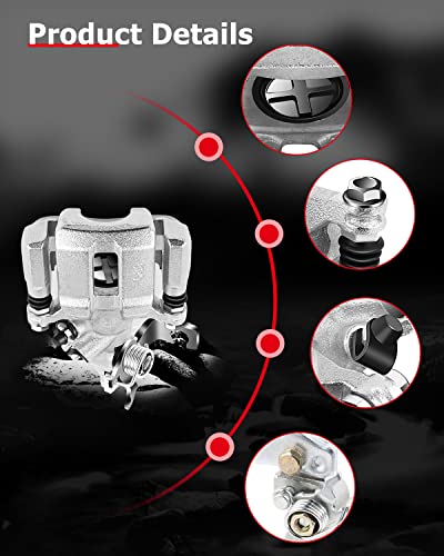 Image of cciyu 19-B2069 19-B2068 Rear Left & Right Brake Calipers Assembly w /Bracket 2004-2008 For Acura For TSX,1998-2007 For Honda For Accord