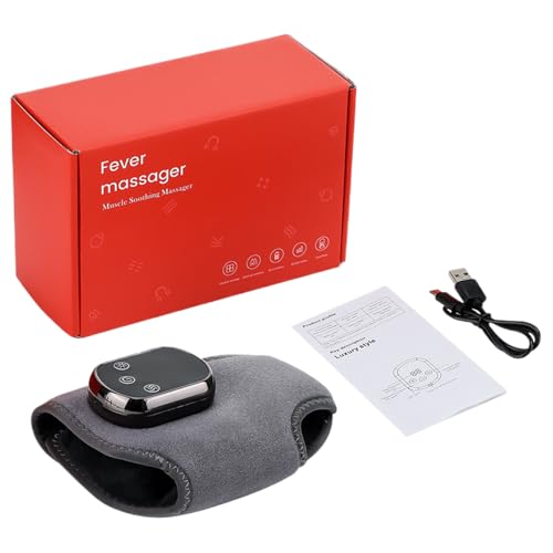 Almohadilla de calentamiento para tobillo recargable con tres niveles de vibración relajante