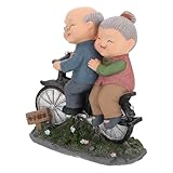 MOBUTOFU Adorno Ancianos en Resina Diseño Único, Decoración Duradera Día de San Valentín Dormitorio, Obsequio Adecuado para Parejas y Amigos