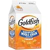Goldfish Cheddar Cheese Crackers, Baked with Whole Grain, 27.3 oz Carton