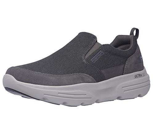 Skechers Men's Go Walk Duro - Water Repellent Performance Walking Shoe, Charcoal, 10 M US