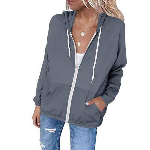 Chaqueta corte actual en talla grande que soluciona los cambios de temperatura con UPF
