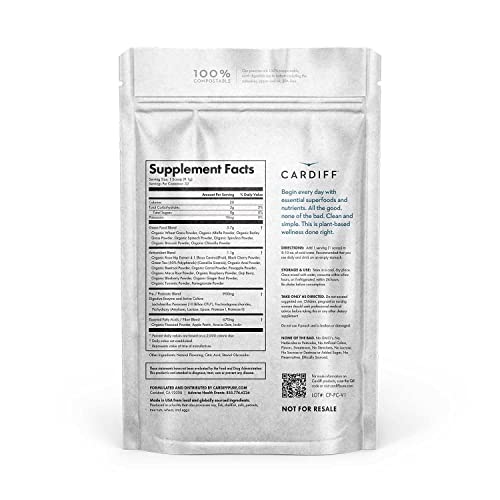 Super Greens Powder Organic Whole Foods Greens Supplements Non-Gmo Probiotics Greens Superfood Powder Smoothie Mix Chlorella Spirulina Wheat Grass Fruits And Veggies Supplement Green Powder Superfood #TOP1