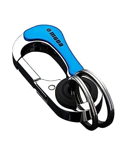 Image of Techpro Stainless Steel Keychain Heavy Duty For Men And Women, Blue