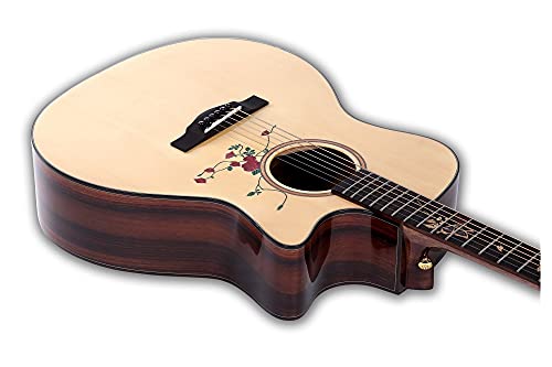 GaYouny Guitare Guitare Acoustique de 41 Pouces, Top épinette Solide, Touche en Palissandre, Guitarra Guitare électrique… - Les Beatles, Paul McCartney, John Lennon, RIngo Starr, George Harrison GaYouny Guitare Guitare Acoustique de 41 Pouces, Top épinette Solide, Touche en Palissandre, Guitarra Guitare électrique… – Image 5
