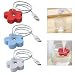 Wablissia Humidificador USB portátil con forma de flor difusor de aromaterapia silencioso oficina escritorio coche hogar pequeño espacio personal hidratador botón control atomizador blanco azul rojo Imagen de Wablissia Humidificador USB portátil con forma de flor difusor de aromaterapia silencioso oficina escritorio coche hogar pequeño espacio personal hidratador botón control atomizador blanco azul rojo