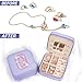 Uygafly Personalized Jewelry Case for Women Girls - Fashion Mini Jewelry Boxes - Trendy Travel Jewelry Organizer with Initials Letter - Teen Gifts | Lavender,Q