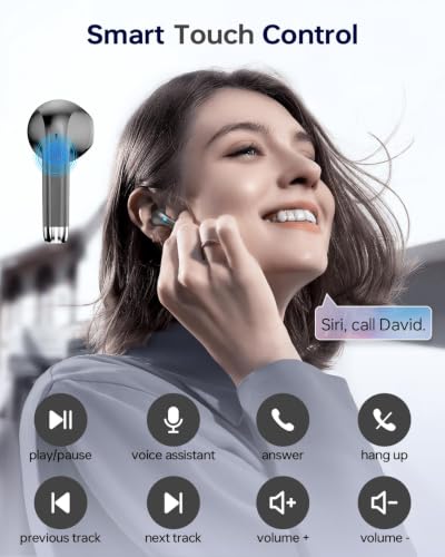 Image of KTGEE Wireless Earbuds Bluetooth 5.3 Ear Buds Headphones, 40Hrs Playback