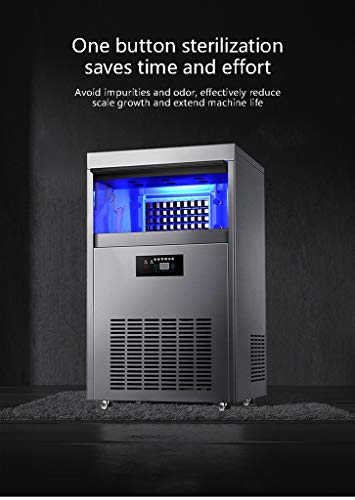 WHJ-Ice maker Freistehende Gewerbliche Eismaschinewohnungen Und BüRos , 80kg Gewerbliche Eismaschine Teestube GroßE Und… – Bild 8