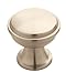 Amerock | Cabinet Knob | Satin Nickel | 1-3/16 inch (30 mm) Diameter | Westerly | 1 Pack | Drawer Knob | Cabinet Hardware