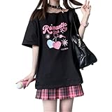 Photo Gallery ceinom donne kawaii off spalla t-shirt harajuku ragazza bianco top y2k estetica carino graphic tees giapponese, nero, large Photo Gallery ceinom donne kawaii off spalla t-shirt harajuku ragazza bianco top y2k estetica carino graphic tees giapponese, nero, large
