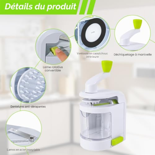Machine à spaghetti de courgette 4 en 1 pour des repas frais