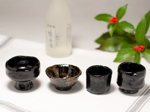 Amazon.co.jp: 黒楽 ぐい呑み : ホーム＆キッチン