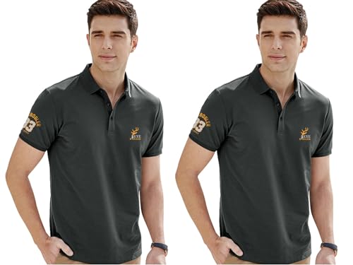 Image of Noble Monk Men's Cotton Blend Regular Fit Polo T-Shirt