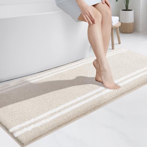 Tapis de salle de bain séchage rapide à poils longs en microfibre - 2