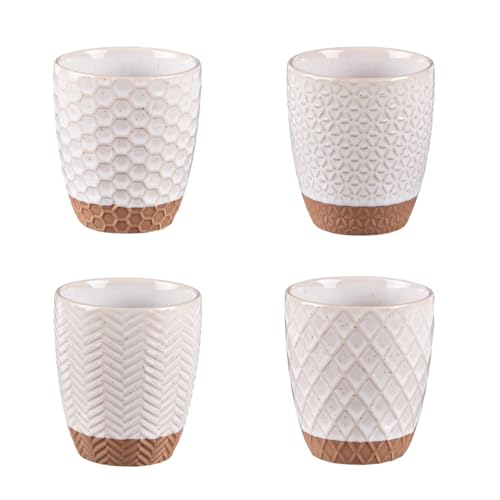 Table Passion - Coffret de 4 gobelets Jaspe 20 cl beige