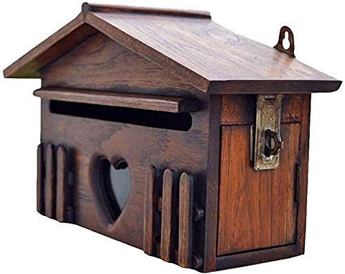 Briefkasten, Vorratsglas Briefkasten Wand-Briefkasten Holz...